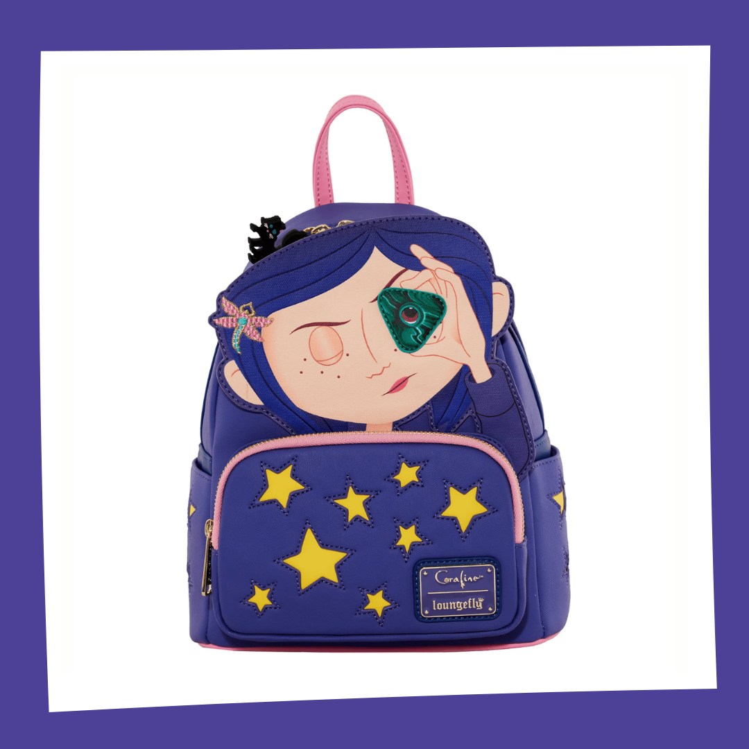 CORALINE - Etoiles Cosplay - Mini Sac à Dos LoungeFly