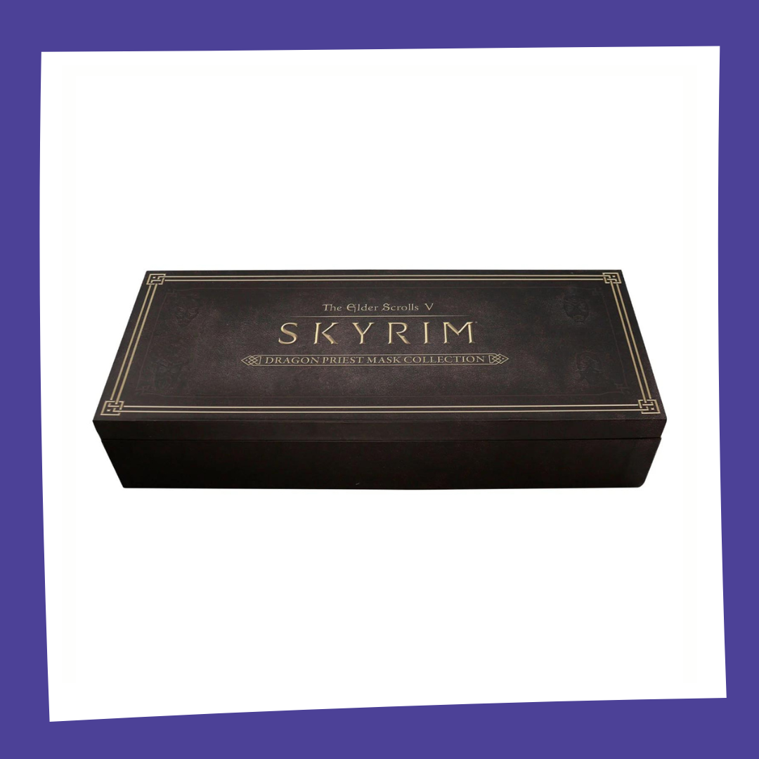 Elder Scrolls V Skyrim -Set 4 Masques de Prêtre Dragon Edition Limitée