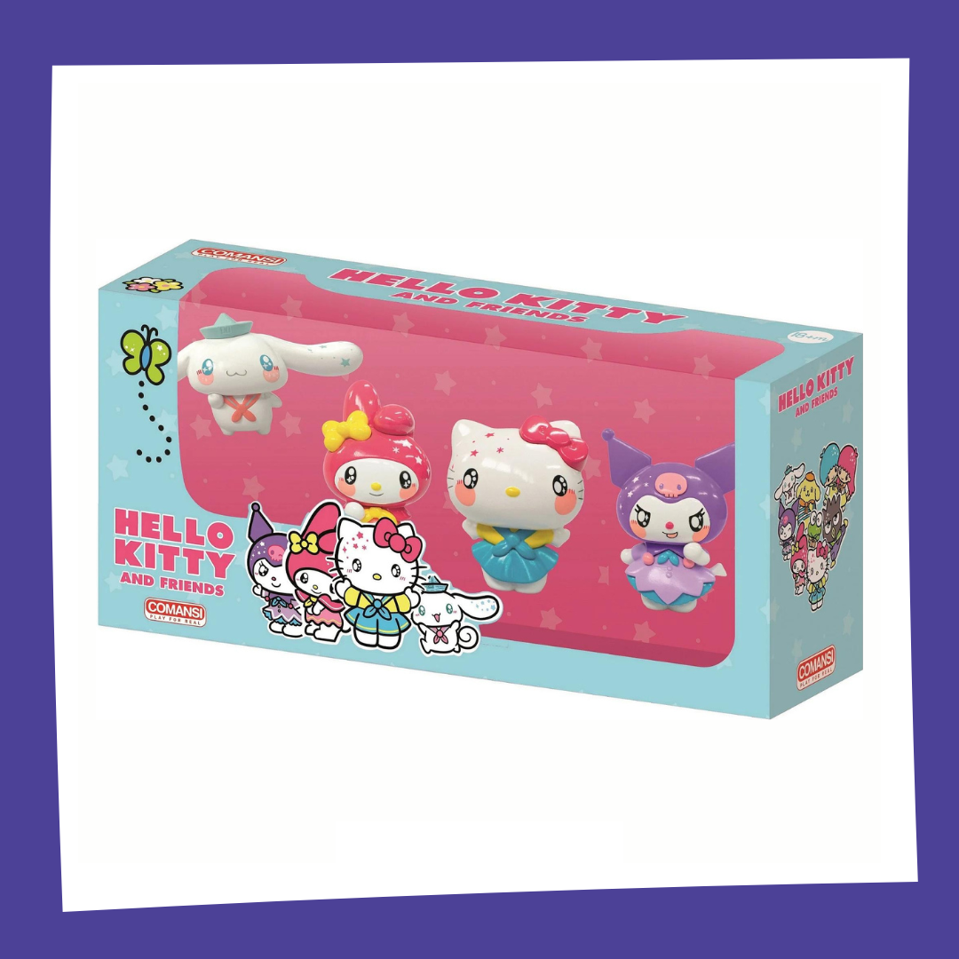 HELLO KITTY & Friends - Set de 4 Figurines Comansi