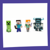 MINECRAFT - Metalfigs Die-Cast Jada Toys - Pack de 4 Figurines