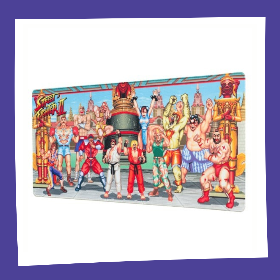 Street Fighter II - Tapis de bureau XL (80x35cm)