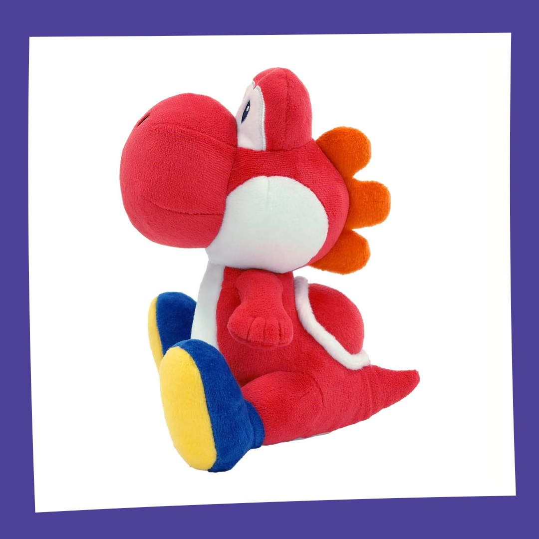 SUPER MARIO - Yoshi Rouge - Peluche 20cm