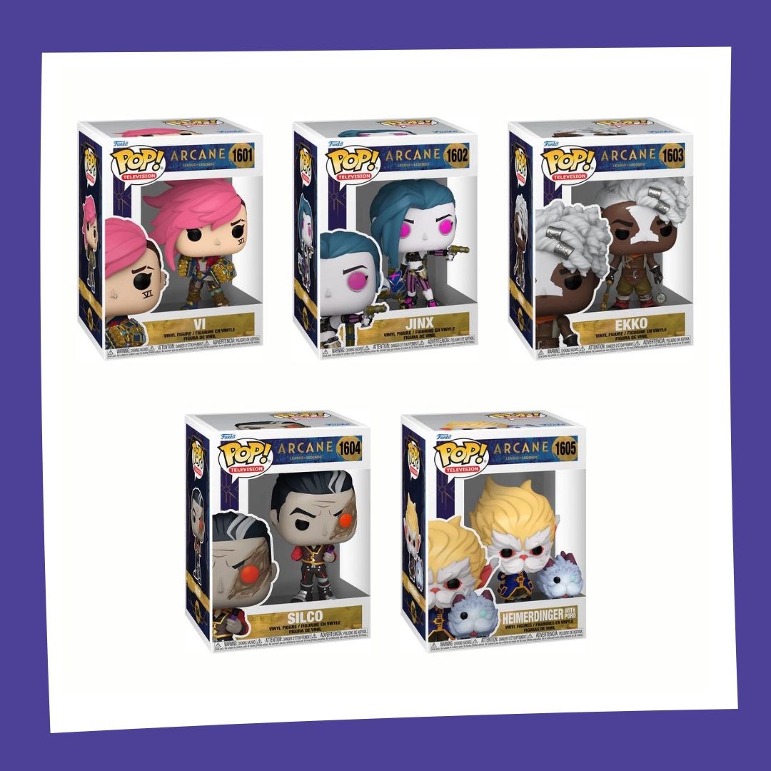 Funko POP! Arcane (League of Legends) - Bundle x5 POP! - Précommande