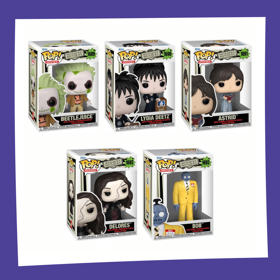 Funko POP! Beetlejuice 2 - Bundle x5 POP! (Chase Possible)