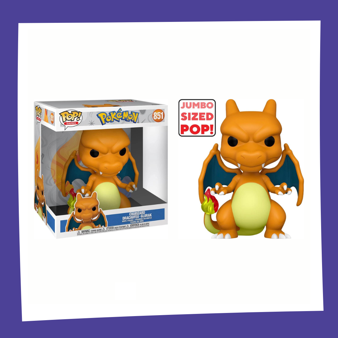 Funko POP! Pokémon - Charizard (Dracafeu) Jumbo (25cm) 851