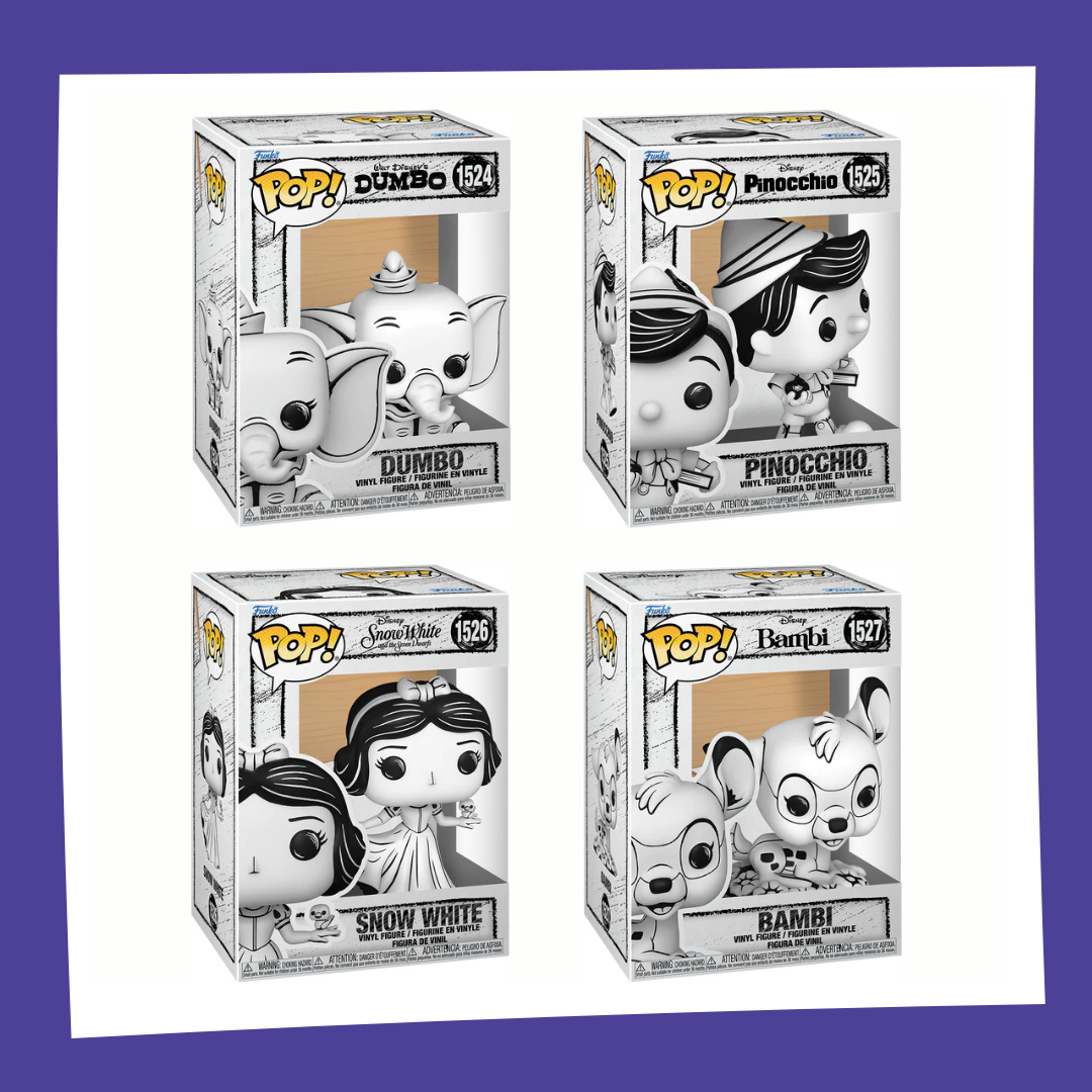 Funko POP! Disney (Sketch) - Bundle x4 POP!