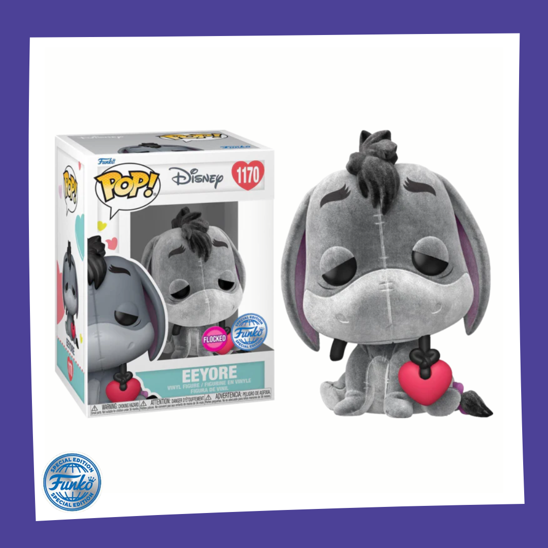 Funko POP! Winnie The Pooh - Eeyore (Bourriquet) Flocked 1170