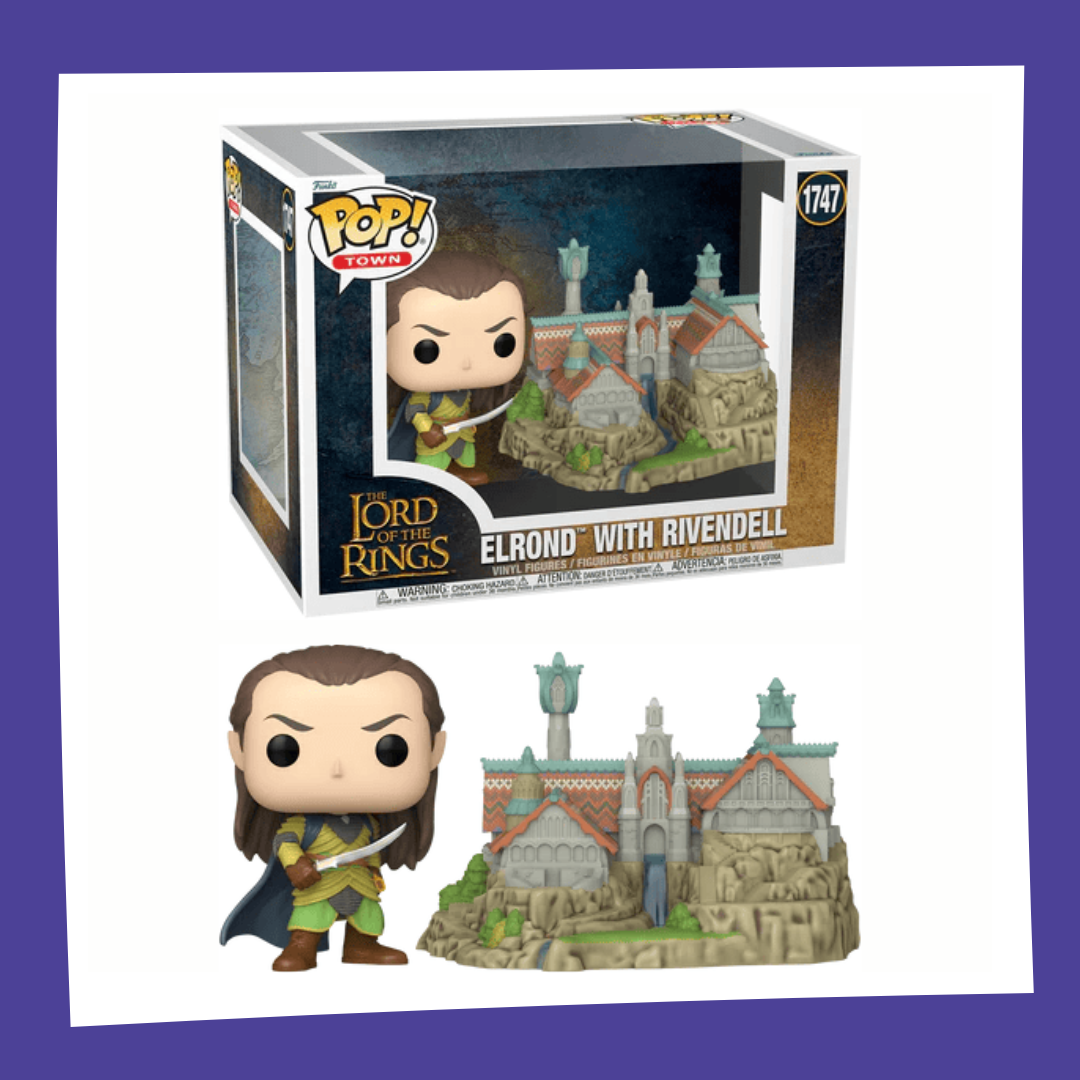 Funko POP! The Lord of the Rings - Elrond & Rivendell 1747 Town