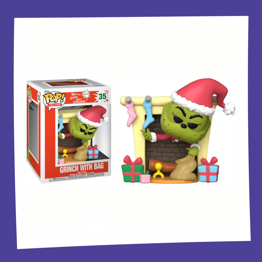 Funko POP! The Grinch - Grinch with Bag 35 Deluxe