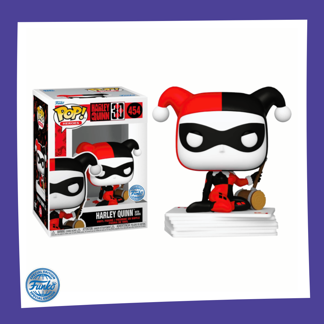 Funko POP! DC Comics - Harley Quinn & Cards 454