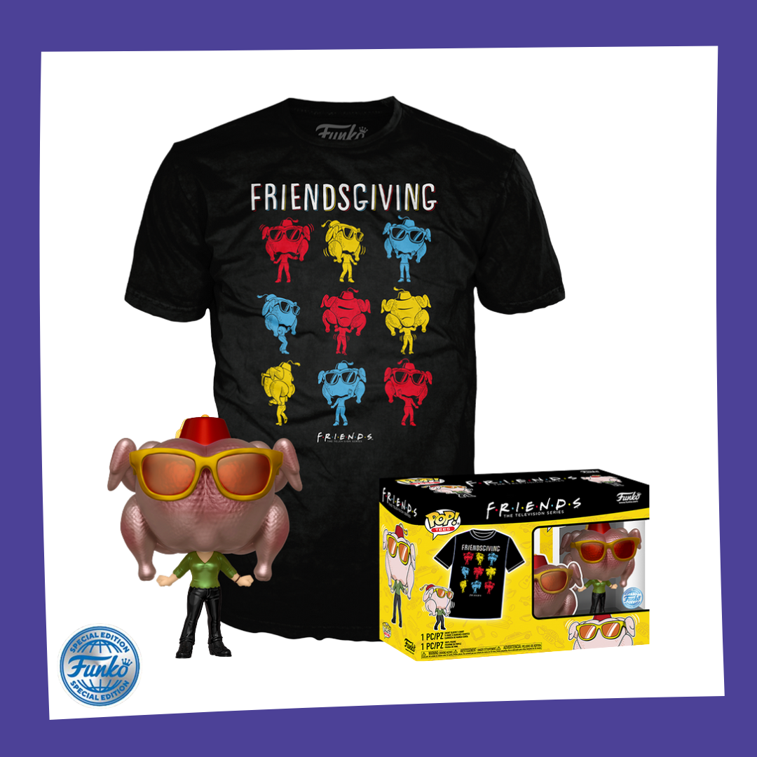 Funko POP! & Tee Friends - Monica Geller with Turkey Metallic 706