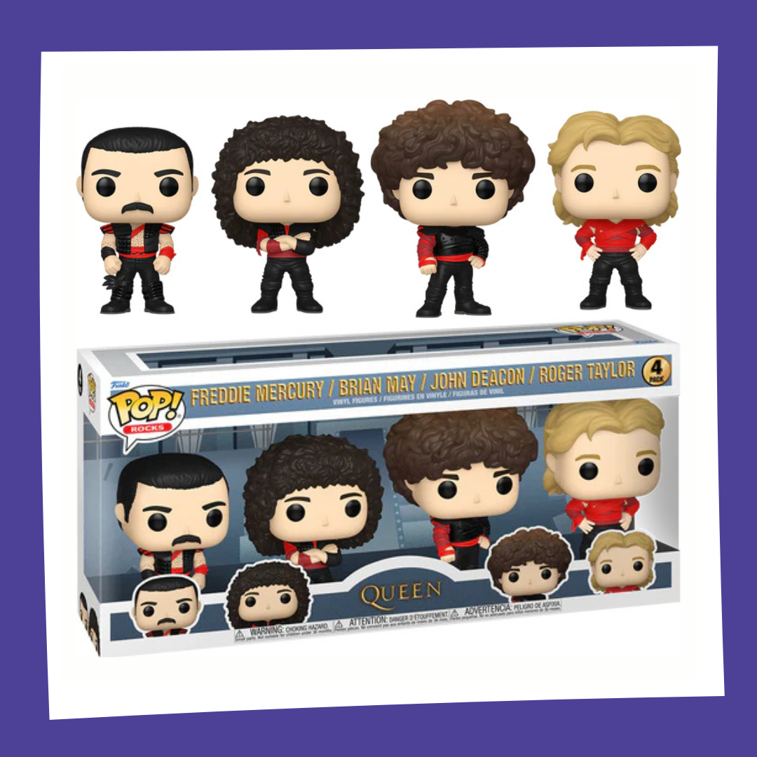 Funko POP! Queen - Radio Gaga 4-Pack