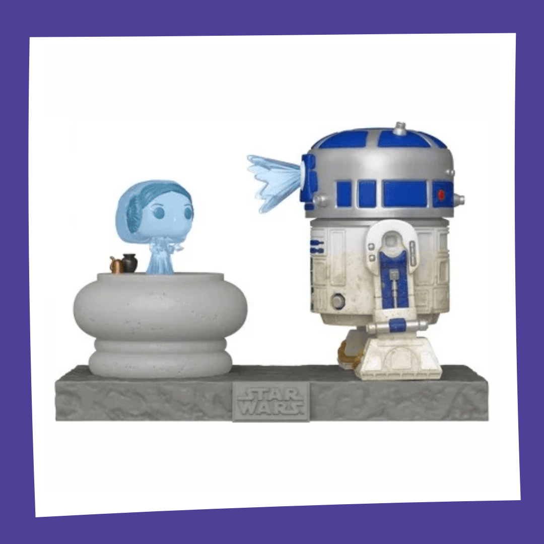 Funko POP! Star Wars - R2-D2 & Leia Hologram 766 Deluxe