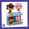 Funko POP! Sonic The Hedgehog - Shadow & Amy Rose Flocked 2-Pack