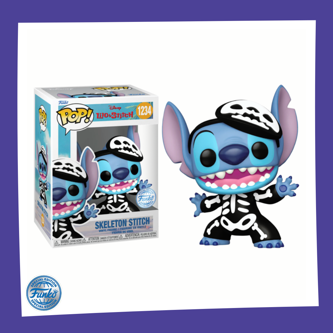 Funko POP! Disney - Skeleton Stitch 1234 (Chase Possible)