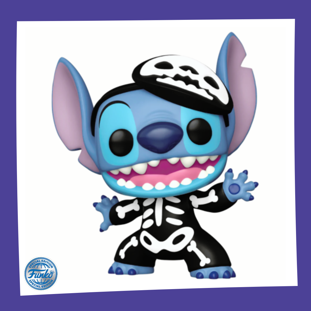 Funko POP! Disney - Skeleton Stitch 1234 (Chase Possible)