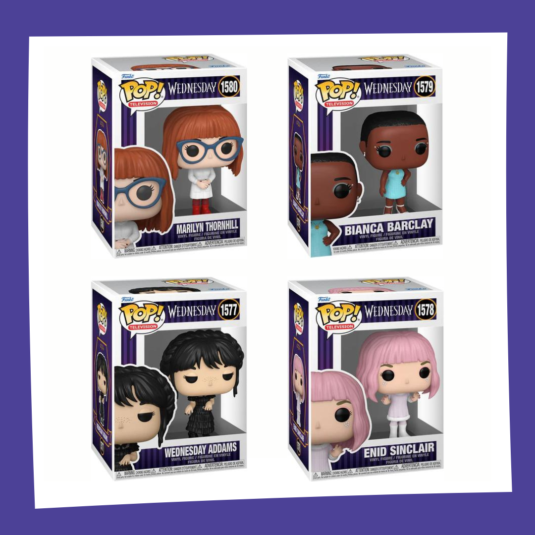 Funko POP! Wednesday (Mercredi) - Bundle x4 POP!