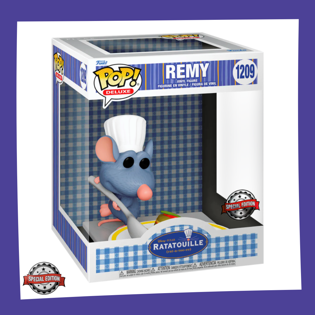 Funko POP! Disney: Ratatouille - Remy & Ratatouille 1209 Deluxe